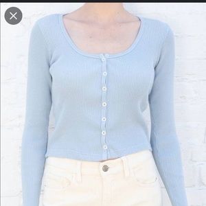Brandy Melville button up long sleeve top